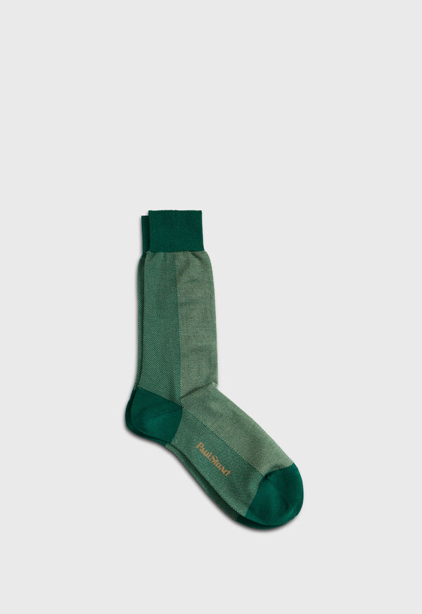 Paul Stuart Bi-Color Oxford Sock, image 1