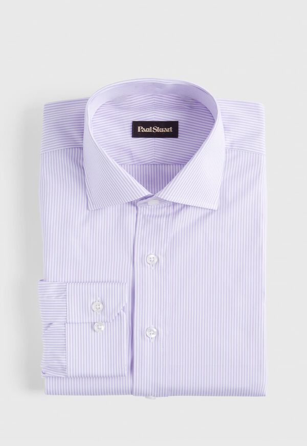 Paul Stuart Lilac Bengal Stripe Dress Shirt, image 1