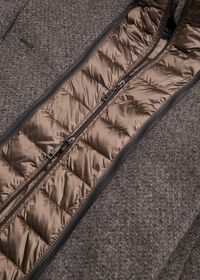 Paul Stuart Tweed Coat with Removable Vest & Fur, thumbnail 4