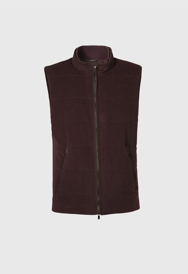 Paul Stuart Cashmere Vest with Jersey Knit Sides, image 1