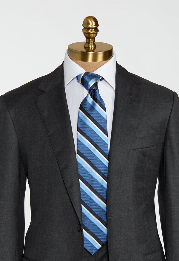 Paul Stuart Satin Stripe on Twill Ground, image 2