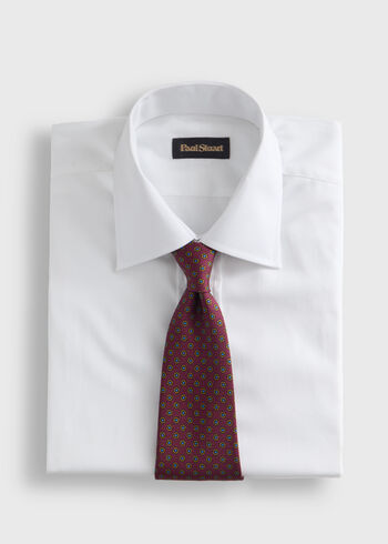 Paul Stuart Micro Medallion Printed Silk Tie