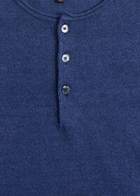 Paul Stuart Linen & Cotton Henley Shirt, thumbnail 2