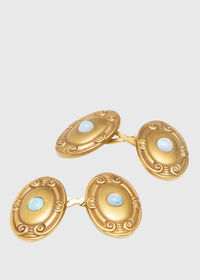 Paul Stuart 14K Gold Vintage Cufflinks Circa 1920, thumbnail 1