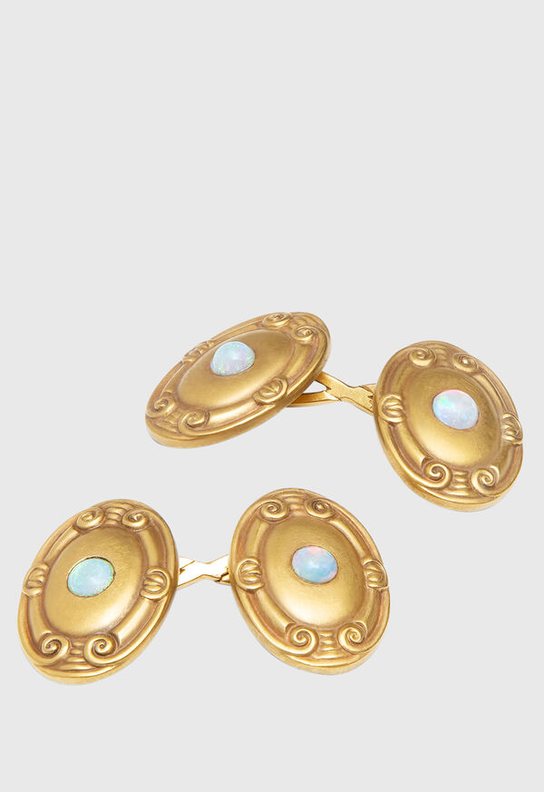 Paul Stuart 14K Gold Vintage Cufflinks Circa 1920, image 1