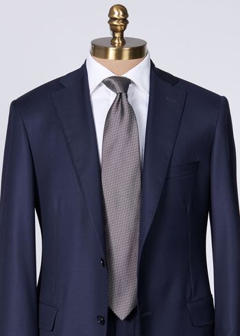 Paul Stuart Woven Silk Micro Pattern Tie