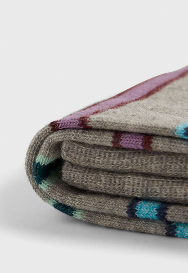 Paul Stuart Framed Stripe Crew Sock, image 2