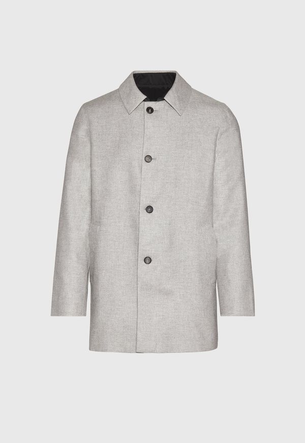 Paul Stuart Reversible Cashmere Trench Coat, image 1