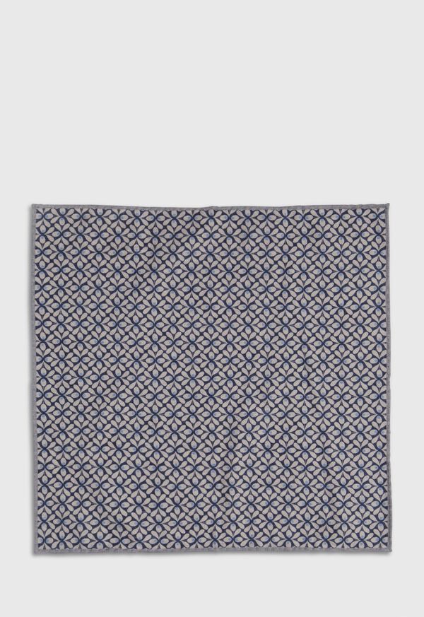 Paul Stuart Reversible Floral Print Pocket Square, image 3