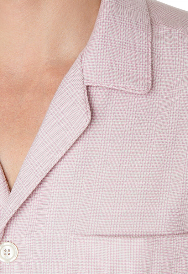 Paul Stuart Pink Brushed Glenn Plaid Pajamas, image 2