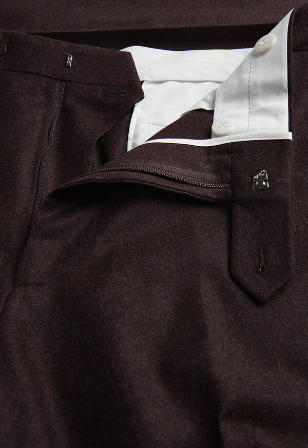 Paul Stuart Burgundy Flannel Trouser, image 2