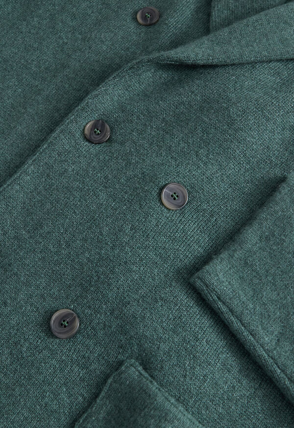 Paul Stuart Double Breasted Knitted Cashmere Blazer, image 2