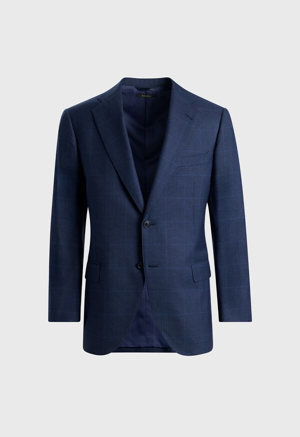 Paul Stuart Wool & Silk Tonal Plaid Suit, image 3