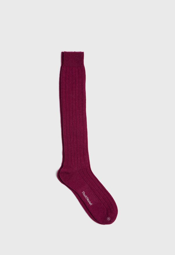 Paul Stuart Cashmere Ribbed Sock
