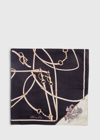 Paul Stuart Black Horse Tack Scarf, thumbnail 2