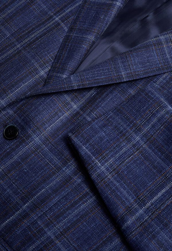 Paul Stuart Blue Plaid Sport Jacket, image 2