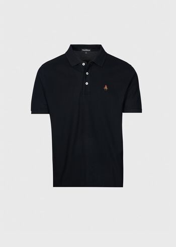 Paul Stuart Cotton Piqué Logo Polo