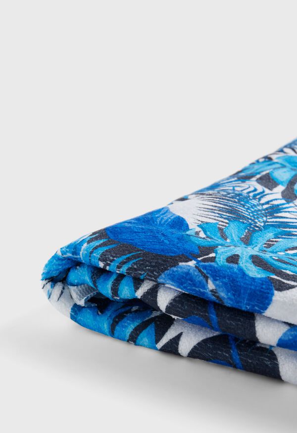 Paul Stuart Tropical Plant Motif Beach Towel, image 3