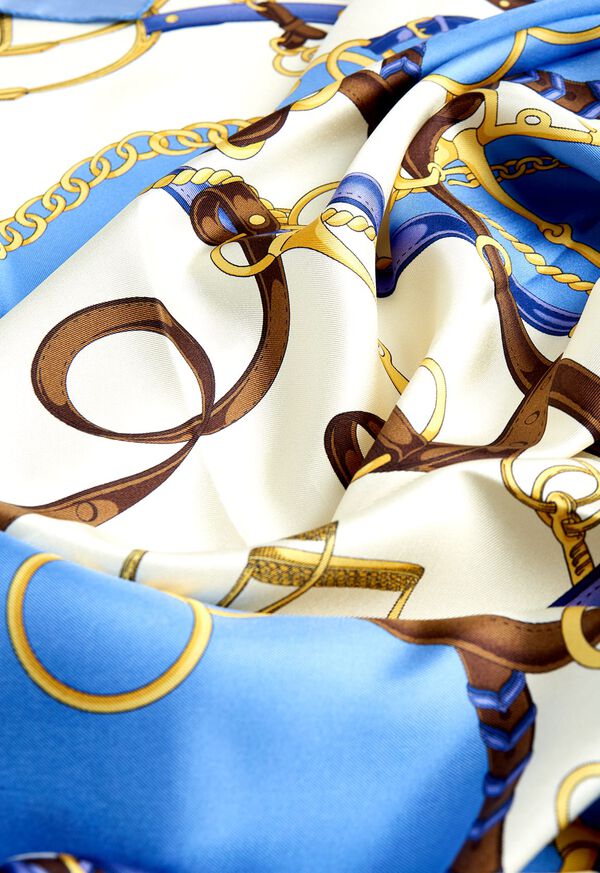 Paul Stuart Belts and Bits Silk Scarf, image 2