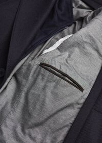 Paul Stuart Navy Twill 3 Button Coat with Gilet, thumbnail 4