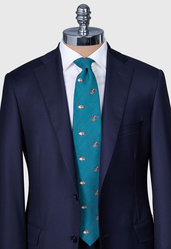 Paul Stuart Printed Wool Mallard Tie, image 2