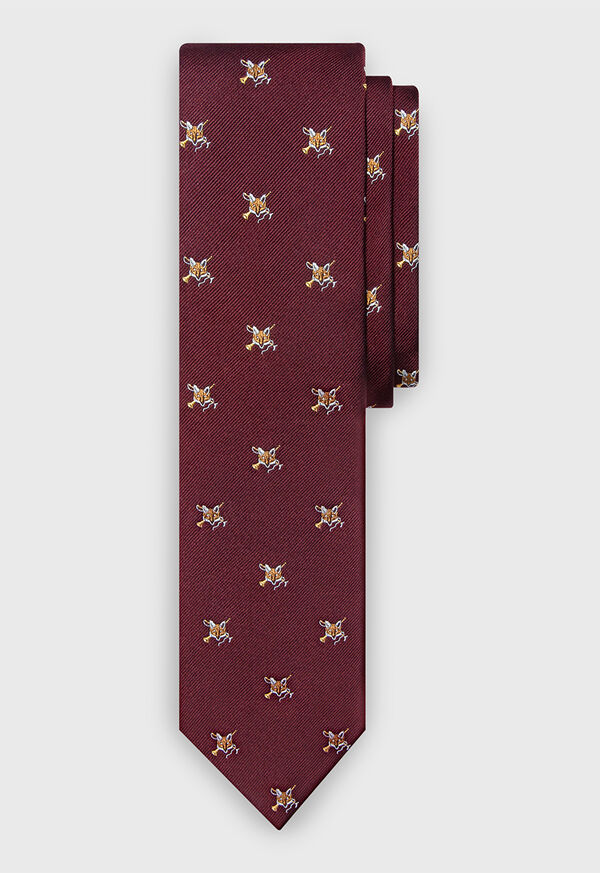 Paul Stuart Fox Motif Silk Tie, image 1