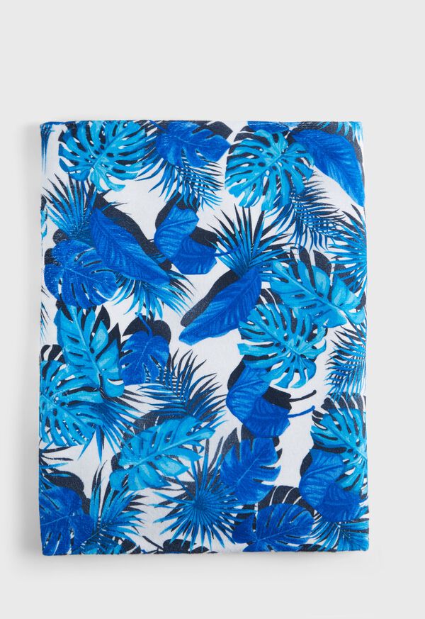 Paul Stuart Tropical Plant Motif Beach Towel, image 2