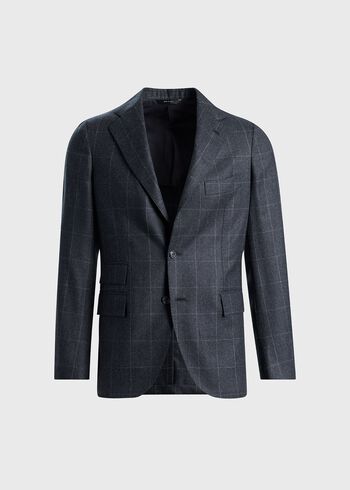 Paul Stuart Wool Windowpane Suit