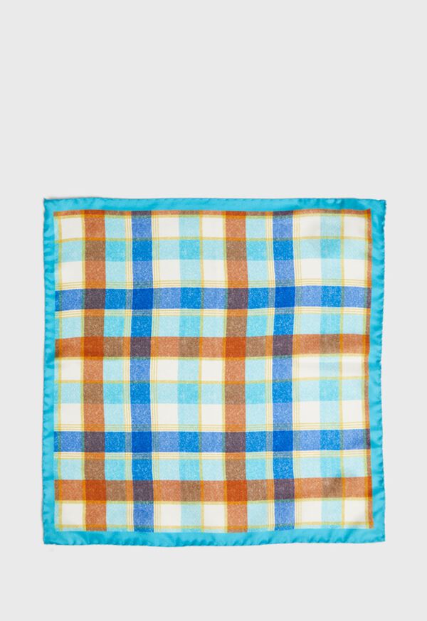 Paul Stuart Multi Plaid Pocket Square, image 2