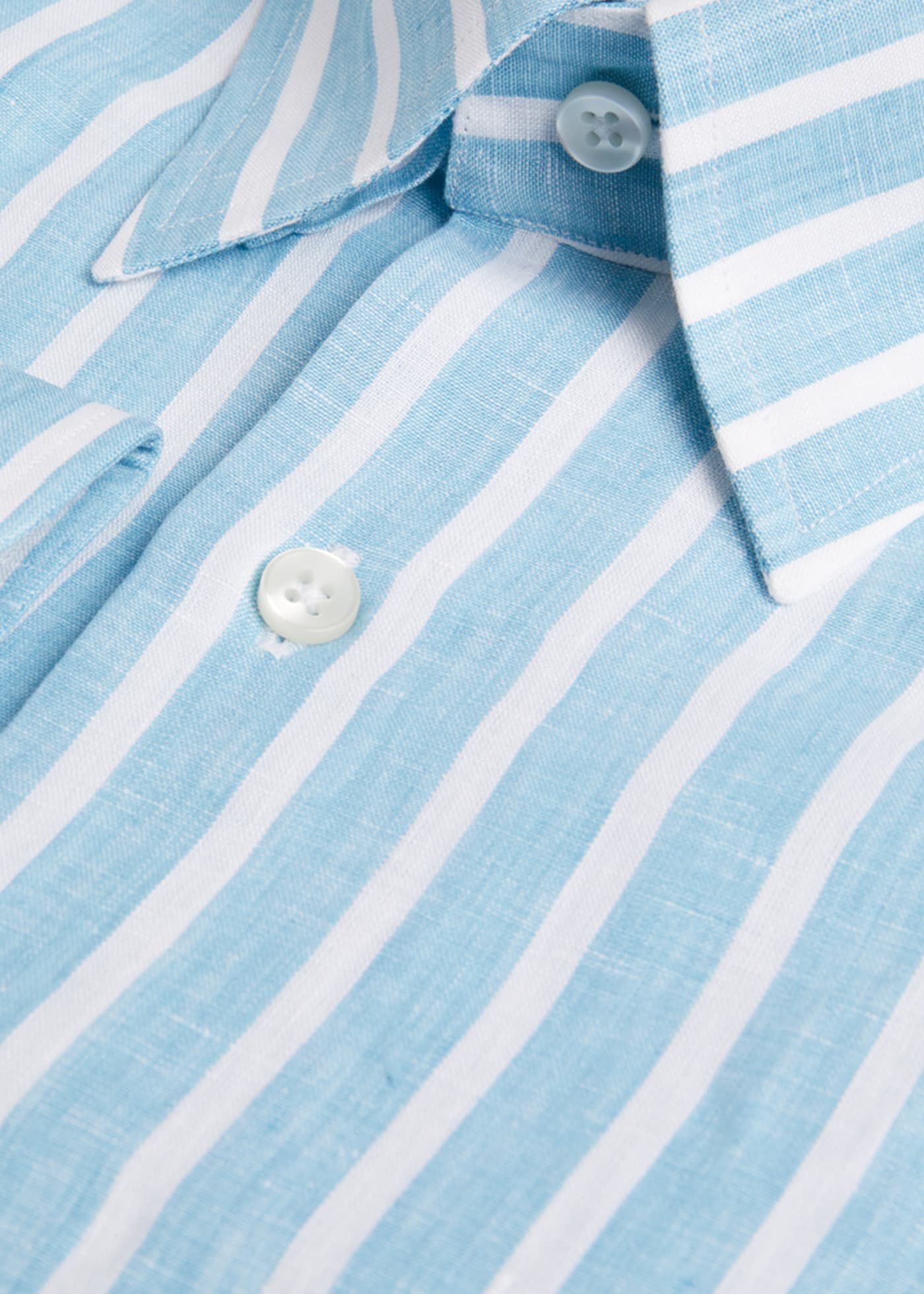 Linen Stripe Sport Shirt