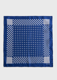 Paul Stuart Silk Twill Dot Pocket Square, thumbnail 2