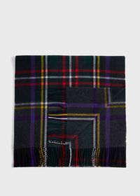 Paul Stuart Multicolor Plaid Oversized Scarf, thumbnail 1