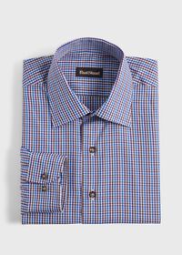 Paul Stuart Cotton Check Sport Shirt, thumbnail 1