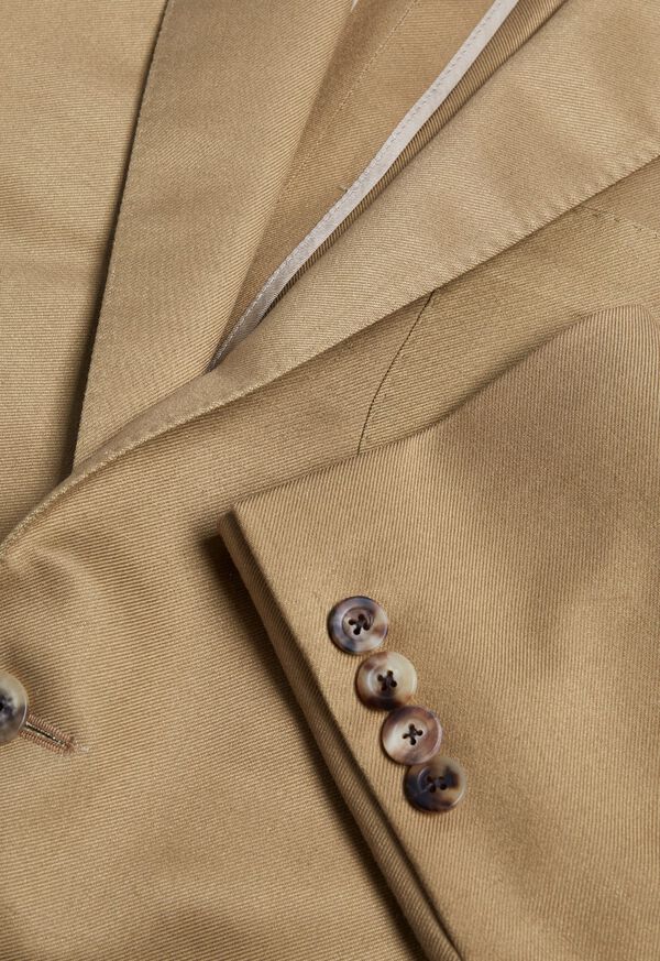 Paul Stuart Paul Fit Khaki Silk Sport Jacket, image 2