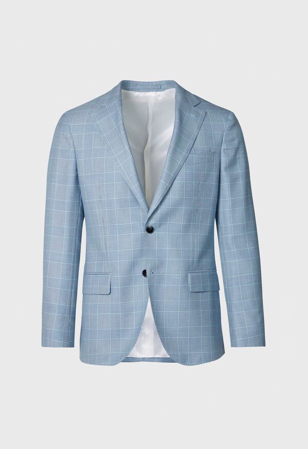 Light Grey Glen Plaid Plaid Jacket Grey Cobalt And Charcoal Glen