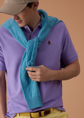 Paul Stuart Cotton Piqu&eacute; Logo Polo