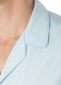 Paul Stuart Light Blue Houndstooth Pajama, thumbnail 2