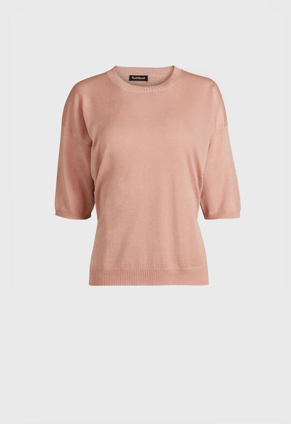 Paul Stuart Short Sleeve U-Neck Sweater, image 1