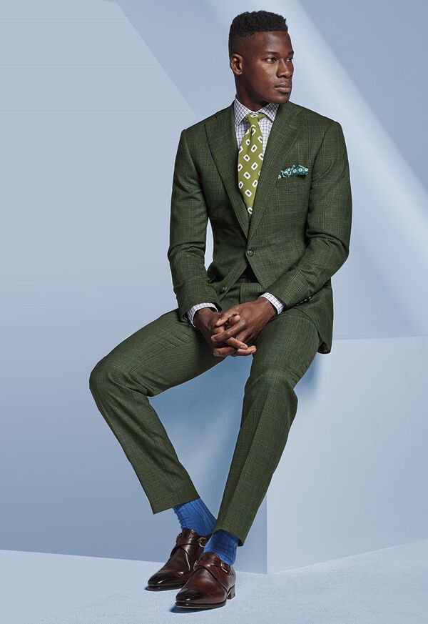 Paul Stuart Shop Look 4 - Green Suit, image 1