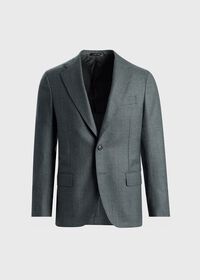 Paul Stuart Sage Tonal Plaid Flannel Suit, thumbnail 2