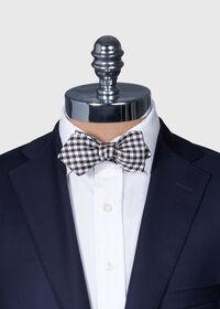 Paul Stuart Printed Silk Check Bow Tie, thumbnail 2