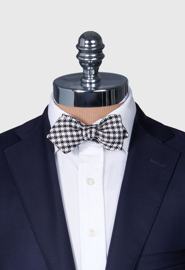 Paul Stuart Printed Silk Check Bow Tie, image 2