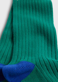 Paul Stuart Cotton Ribbed Sport Sock, thumbnail 3