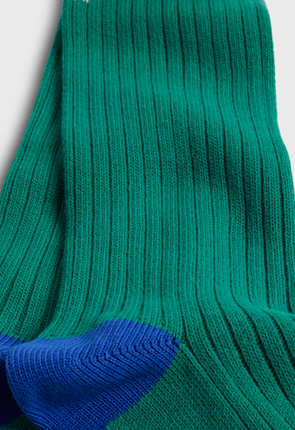 Paul Stuart Cotton Ribbed Sport Sock, image 3