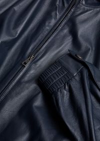 Paul Stuart Leather Blousson Jacket, thumbnail 2