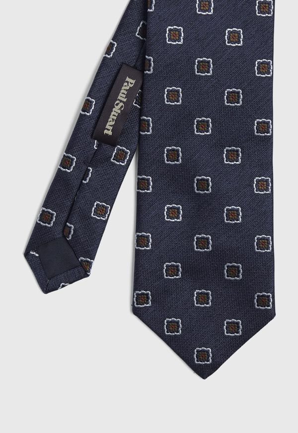 Paul Stuart Large Medallion Silk Tie, image 1