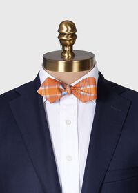 Paul Stuart Habotai Silk Plaid Bow Tie, thumbnail 2