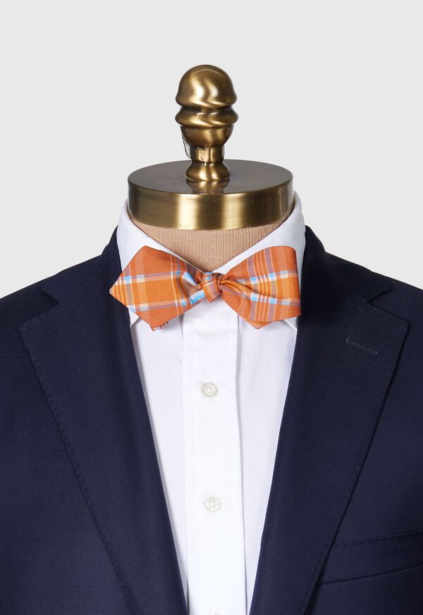 Paul Stuart Habotai Silk Plaid Bow Tie, image 2