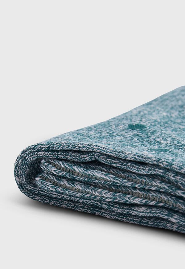 Paul Stuart Linen Mélange Dotted Sock, image 2