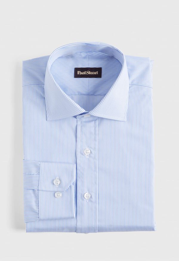 Paul Stuart Light Blue Fine Stripe Dress Shirt, image 1